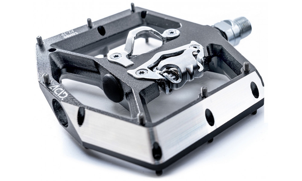 Pedāļi ACID Combo A2-ZP SPD Alu grey - 1