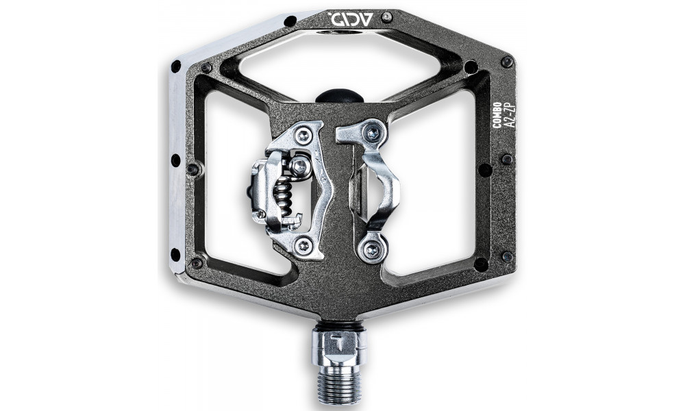 Pedāļi ACID Combo A2-ZP SPD Alu grey - 2