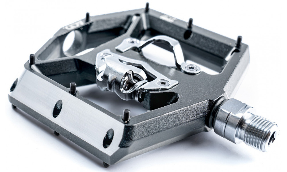 Pedāļi ACID Combo A2-ZP SPD Alu grey - 4