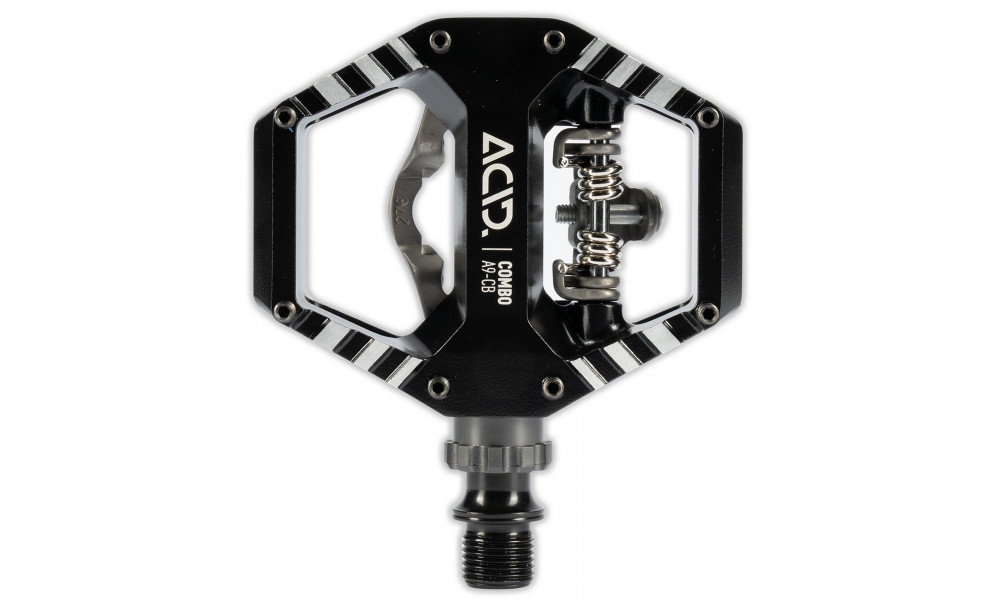 Pedāļi ACID Combo A9-CB SPD Alu black - 6