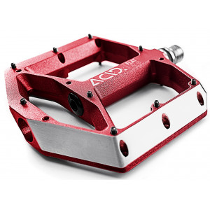 Pedāļi ACID Flat A2-IB Alu red