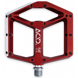 Pedāļi ACID Flat A2-IB Alu red