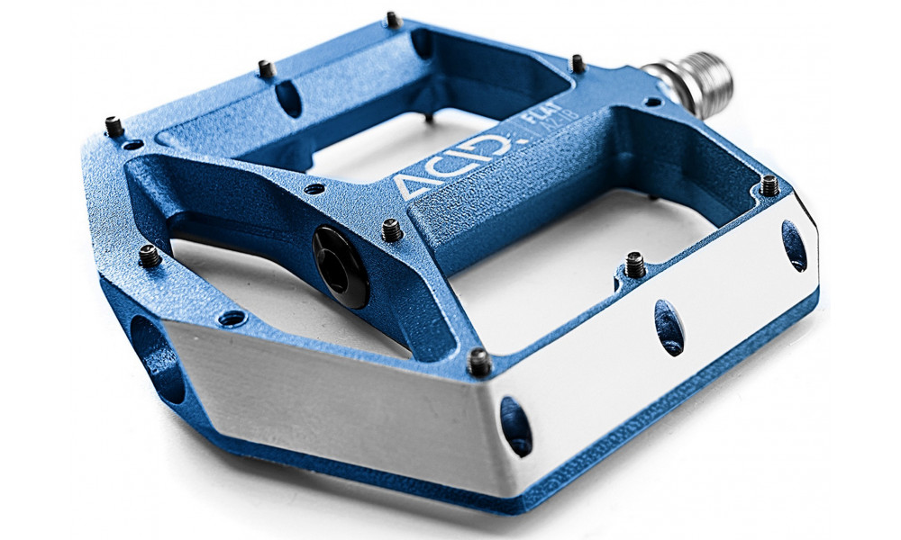 Pedāļi ACID Flat A2-IB Alu blue - 1