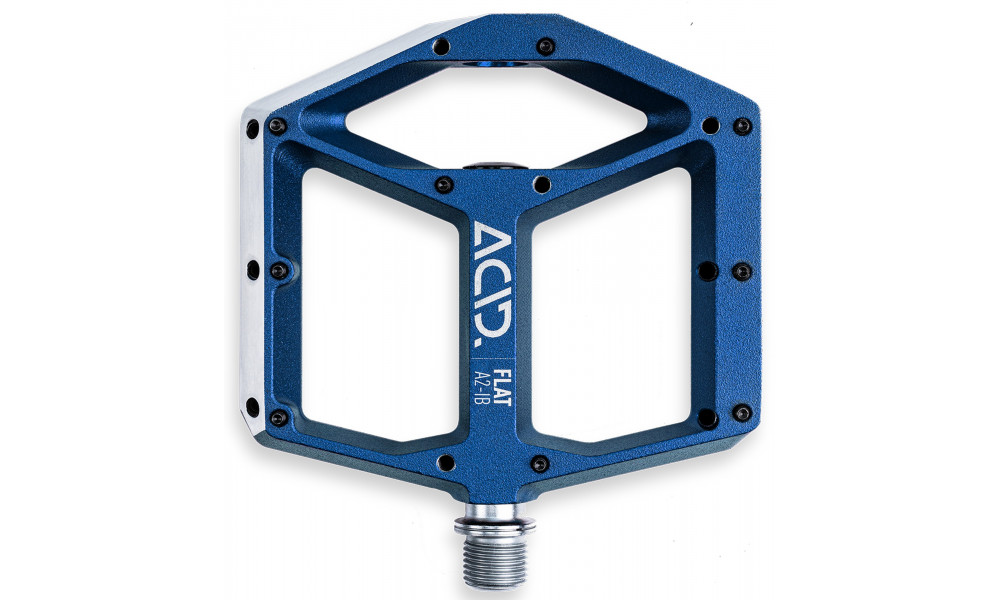 Pedāļi ACID Flat A2-IB Alu blue - 2