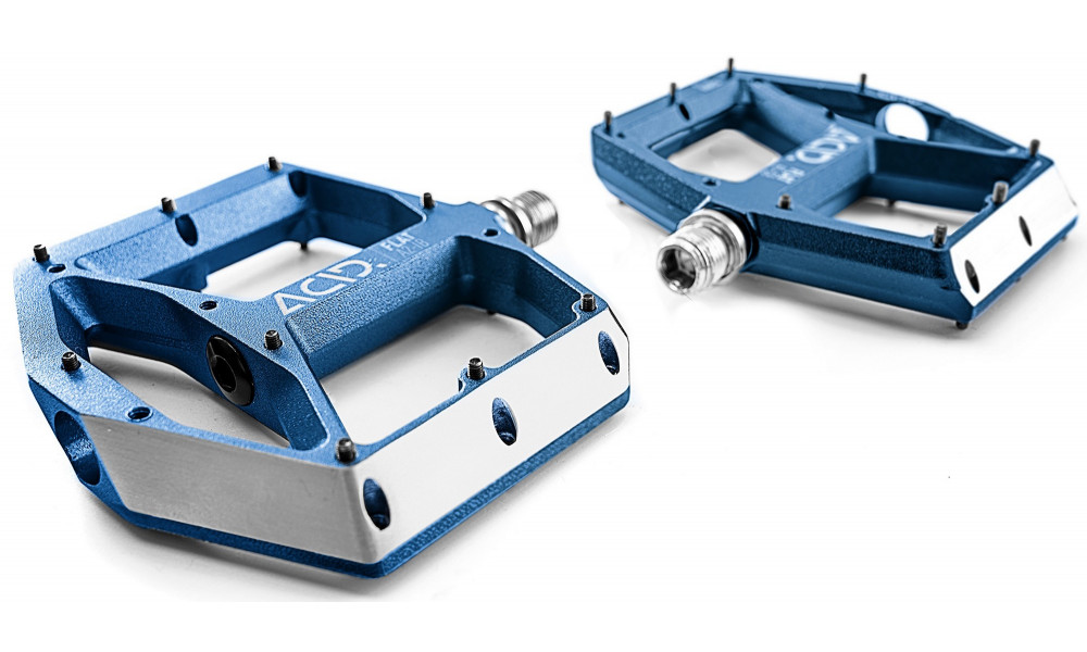 Pedāļi ACID Flat A2-IB Alu blue - 3