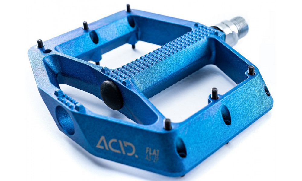 Pedāļi ACID Flat A3-ZP Alu blue - 1