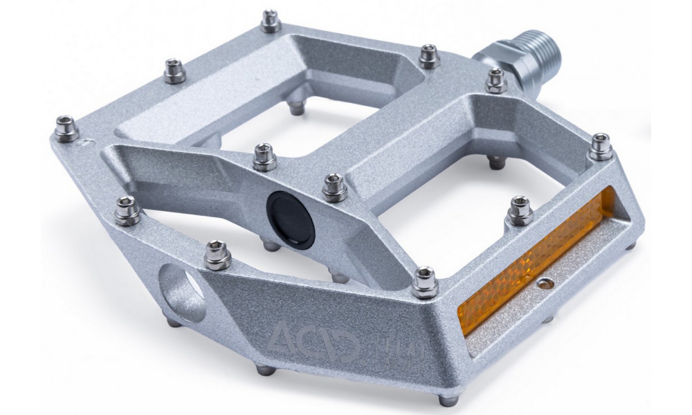 Pedāļi ACID Flat A3-ZP R Alu silver - 1
