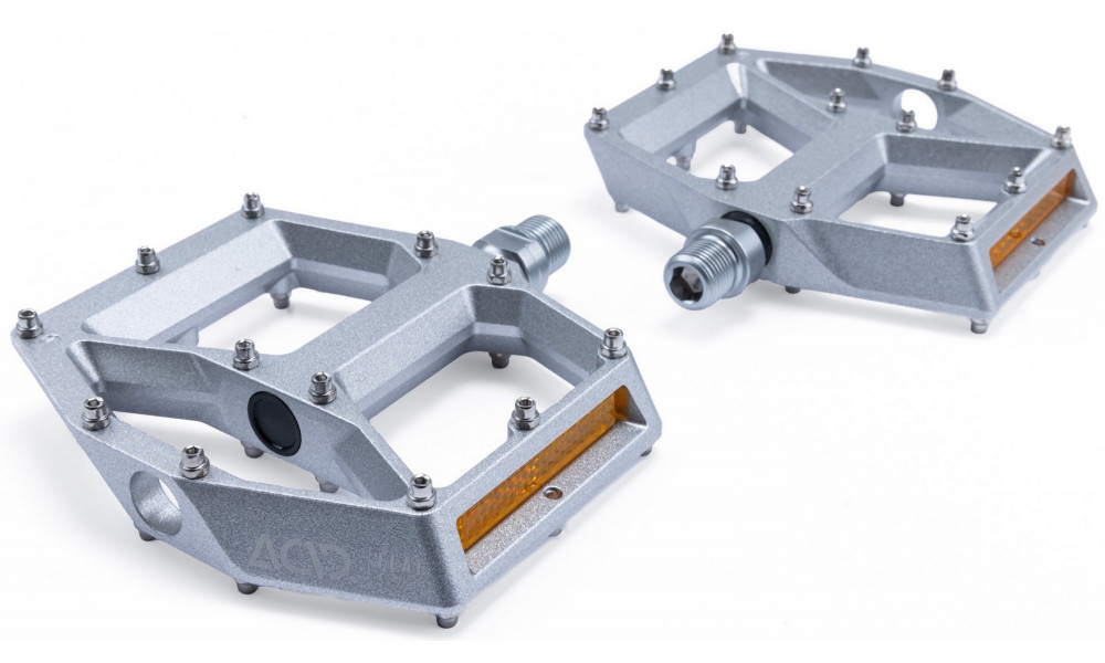 Pedāļi ACID Flat A3-ZP R Alu silver - 3