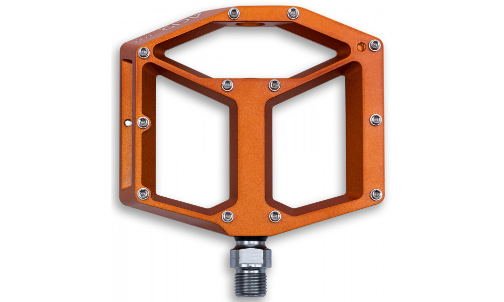 Pedāļi ACID Flat A3-ZP R Alu orange - 2