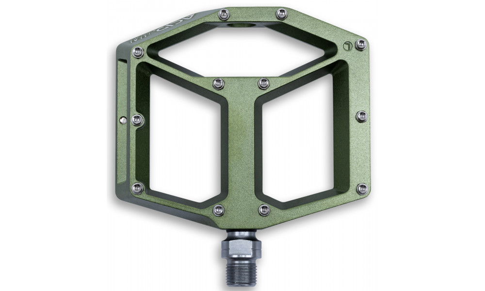 Pedāļi ACID Flat A3-ZP R Alu olive - 2
