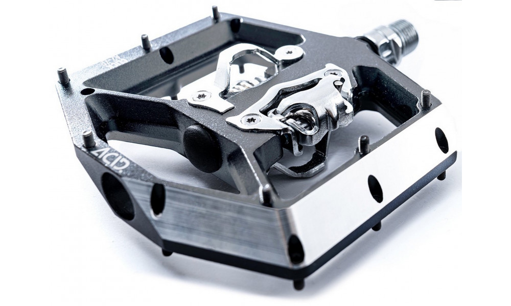 Pedāļi ACID Flat C1-IB plastic grey - 1