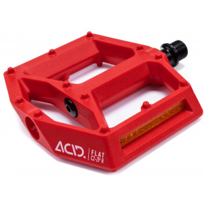 Pedāļi ACID Flat C2-ZP R plastic red
