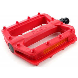 Pedāļi ACID Flat C3-ZP plastic red