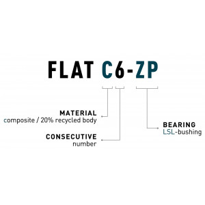Pedāļi ACID Flat C6-ZP plastic lime