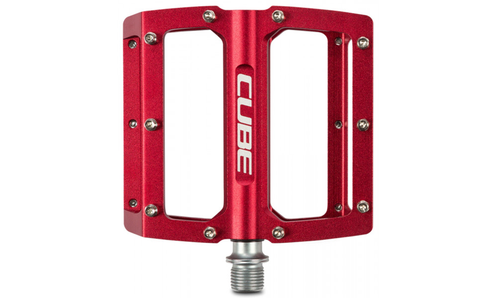 Pedāļi Cube All Mountain Alu red - 2