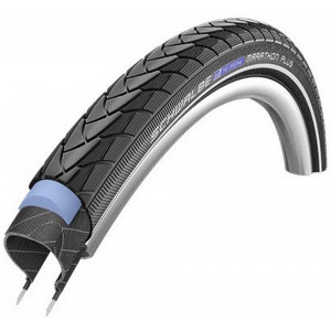 Riepa 26" Schwalbe Marathon Plus HS 348, Perf Wired 42-590 Black-Reflex