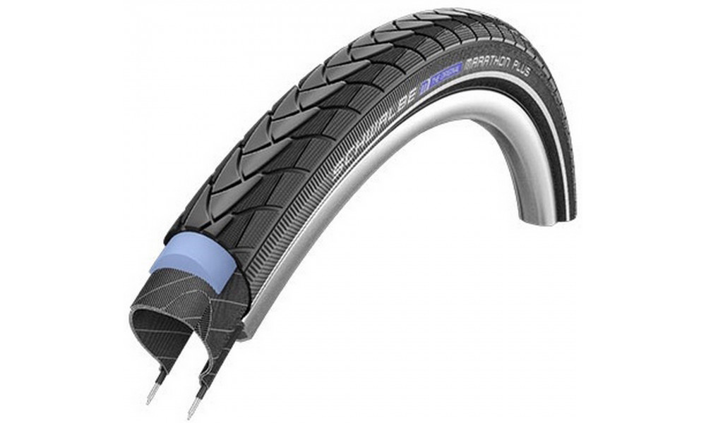 Riepa 26" Schwalbe Marathon Plus HS 348 Perf Wired 42-590 Black-Reflex 