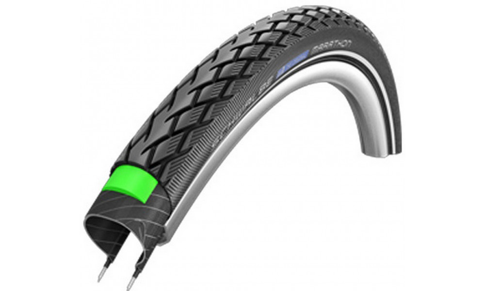 Riepa 28" Schwalbe Marathon HS 420, Perf Wired 28-622 / 700x28C Black-Reflex 
