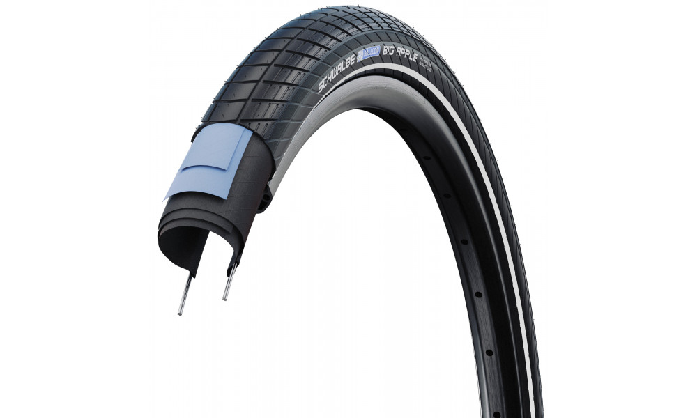 Riepa 16" Schwalbe Big Apple HS 430 Perf Wired 50-305 / 16x2.00 Addix Reflex - 3