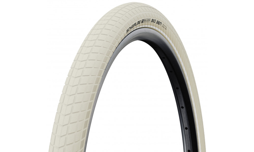 Riepa 28" Schwalbe Big Ben HS 439 Active Wired 50-622 / 29x2.00 Creme-Reflex 