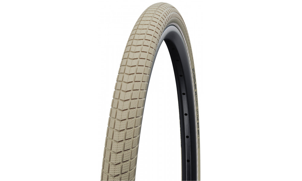 Riepa 28" Schwalbe Little Big Ben HS 439 Active Wired 40-622 / 28x1.50 Creme-Reflex - 1