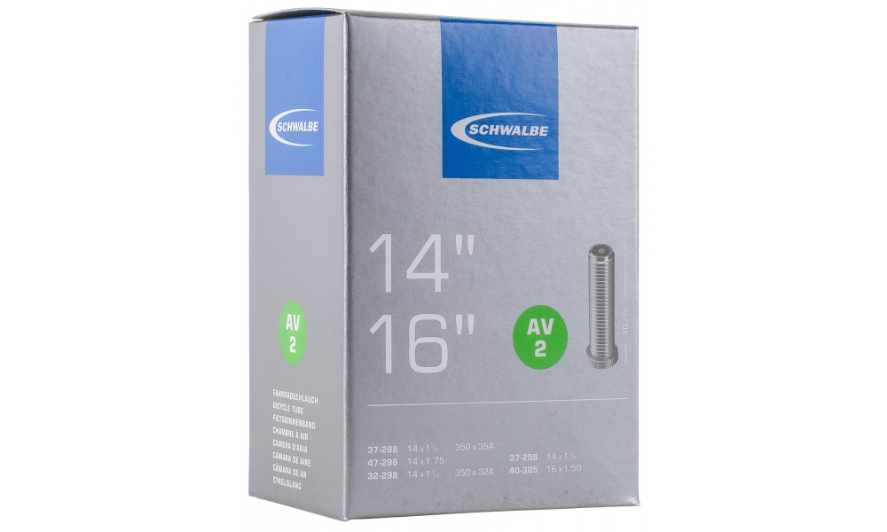 Kamera 14" Schwalbe AV2 (37/47-288) - 1