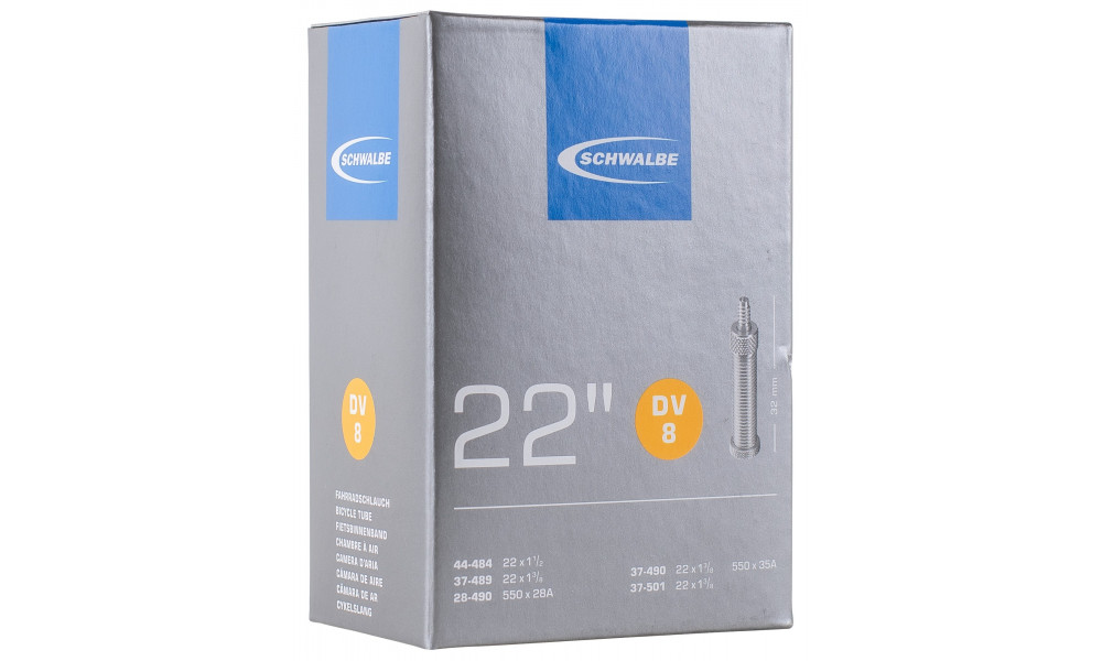 Kamera 22" Schwalbe DV8 (28/37-490) - 1