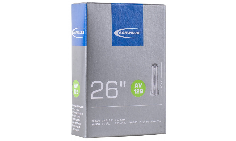 Kamera 26" Schwalbe AV12B (20/25-590) - 1