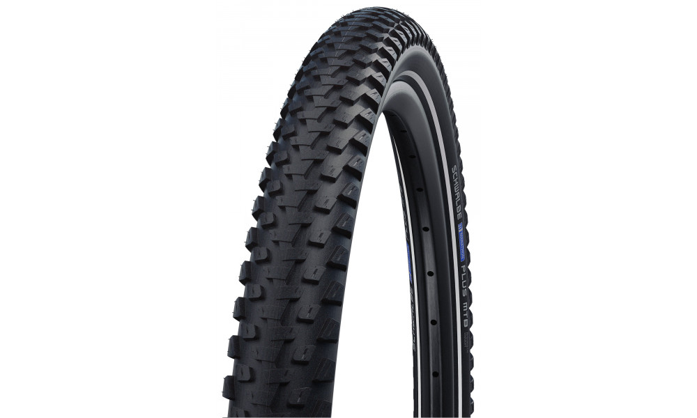 Riepa 26" Schwalbe Marathon Plus MTB HS 468, Perf Wired 54-559 / 26x2.10 Black-Reflex - 1