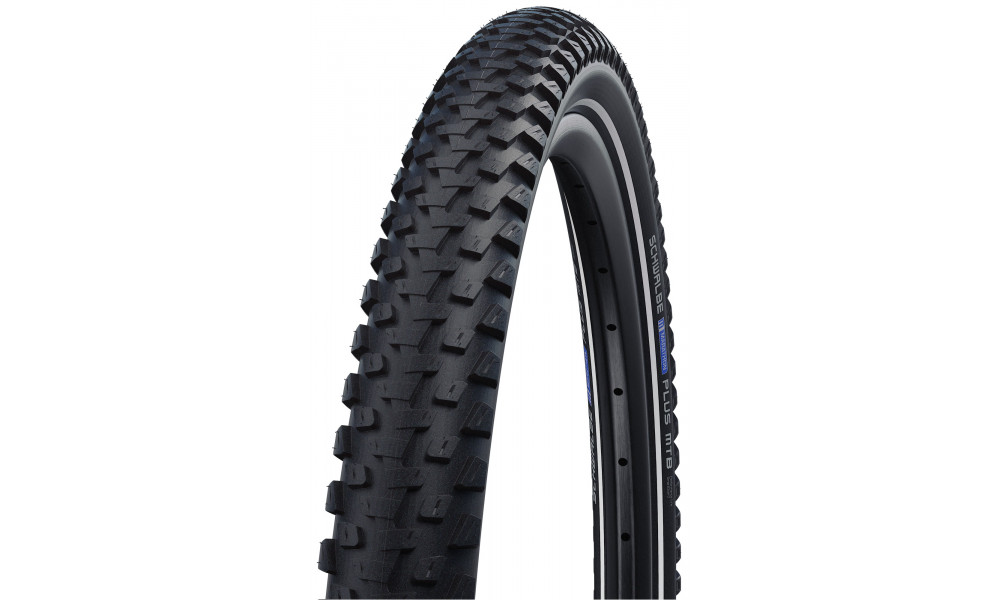Riepa 29" Schwalbe Marathon Plus MTB HS 468, Perf Wired 54-622 / 29x2.10 Black-Reflex - 1