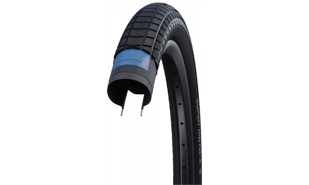 Riepa 27.5" Schwalbe Super Moto-X HS 430, Perf Wired 70-584 Black - 3