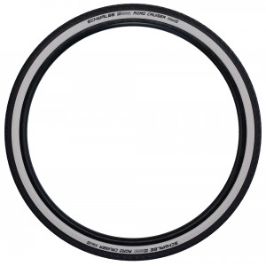 Riepa 28" Schwalbe Road Cruiser HS 484, Active Wired 42-622 / 28x1.60 Whitewall-Reflex