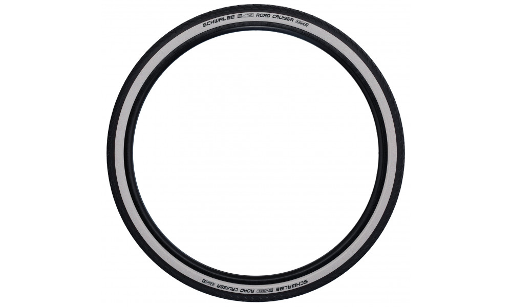 Riepa 28" Schwalbe Road Cruiser HS 484 Active Wired 42-622 / 28x1.60 Whitewall-Reflex - 2