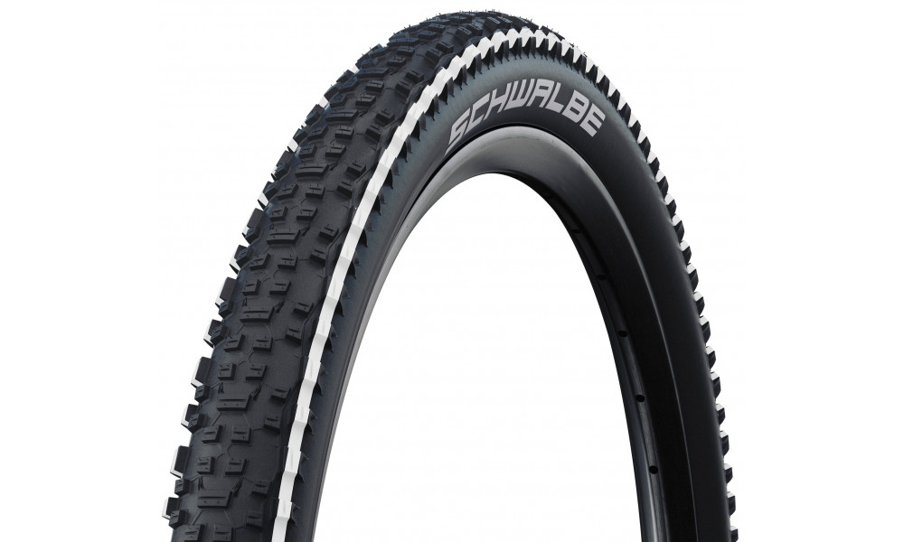 Riepa 27.5" Schwalbe Rapid Rob HS 425, Active Wired 57-584 / 27.5x2.25 White Stripes 