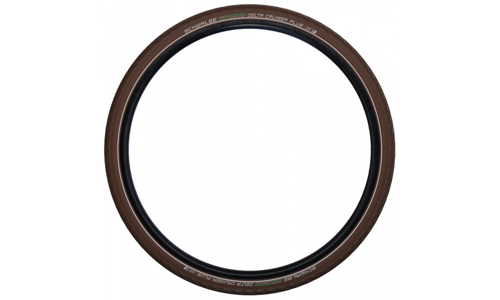 Riepa 28" Schwalbe Delta Cruiser Plus HS 431, Active Wired 37-622 / 28x1.40 Brown-Reflex - 2