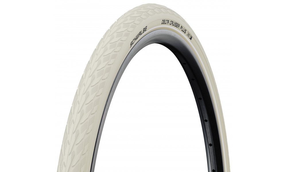 Riepa 28 x 1 1/2" Schwalbe Delta Cruiser Plus HS 431 Active Wired 40-635 Creme-Reflex 