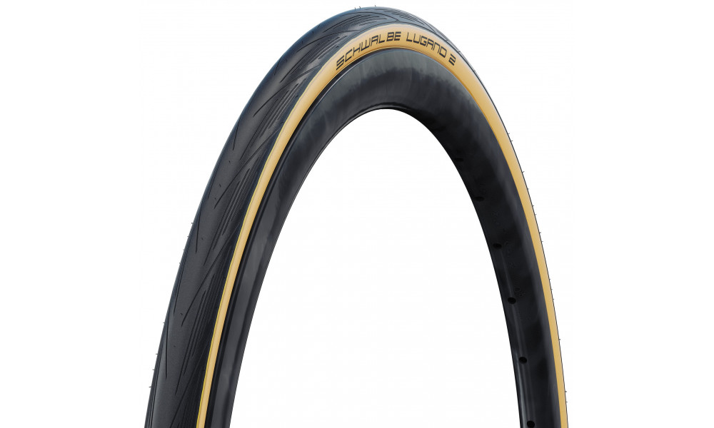 Riepa 28" Schwalbe Lugano II HS 471 Active Wired 25-622 / 700x25C Classic-Skin - 1