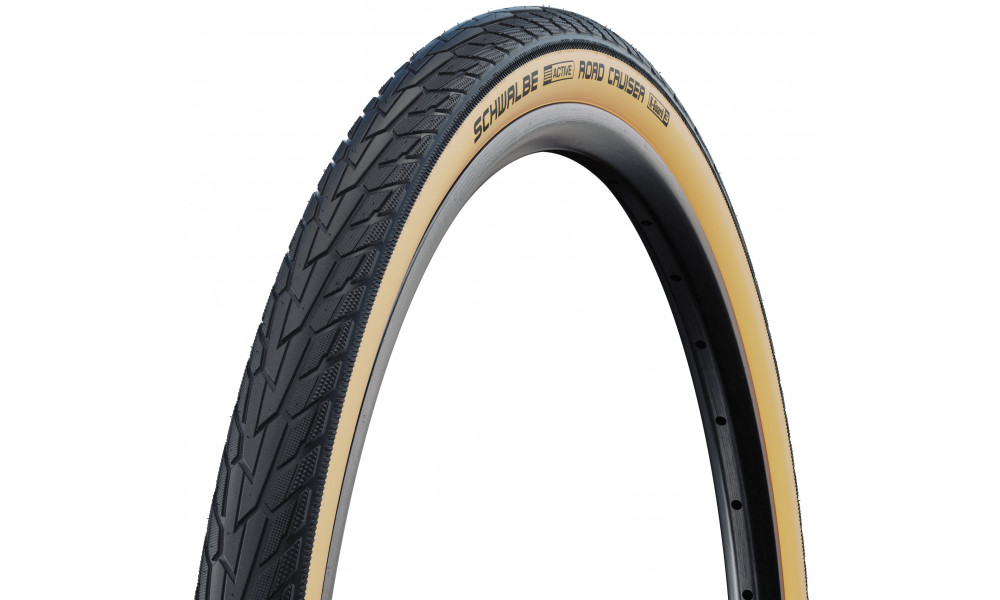 Riepa 27" Schwalbe Road Cruiser HS 484, GreenCompound Wired 28/32-630 / 27x1 1/4 Gumwall - 1