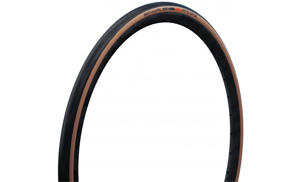 Riepa 28" Schwalbe Pro One Kameraless Easy HS 493 Evo Fold 34-622 / 28x1.30, 700x34C Super Race Addix Race Transparent - 1