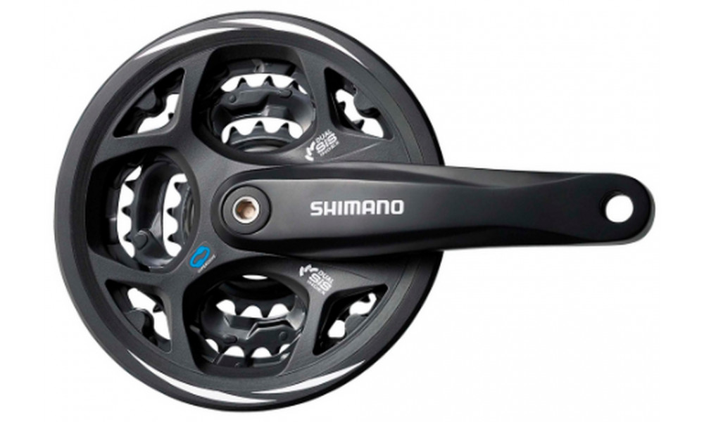 Priekšējie zobratu blok Shimano ALTUS FC-M311-42T 170MM 7/8-speed black 