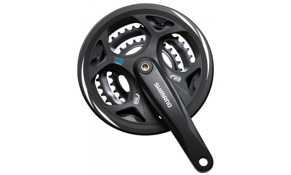 Priekšējie zobratu blok Shimano ALTUS FC-M311-48T 170MM 7/8-speed black 