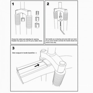 Dubļusargi komplekts Simpla Hammer SDE SPEEDstrap black