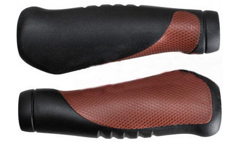 Stūres rokturi Velo ProX VLG-1115AD3 130mm Comfort GEL black-brown - 1
