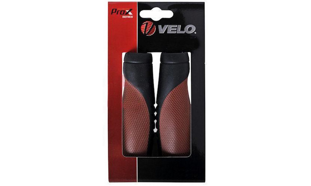 Stūres rokturi Velo ProX VLG-1115AD3 130mm Comfort GEL black-brown - 2