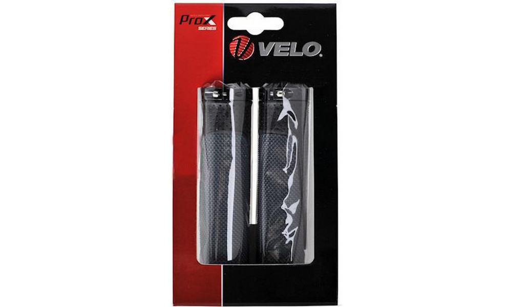 Stūres rokturi Velo ProX VLG-776AD3 129mm GEL Lock-on black-grey - 2