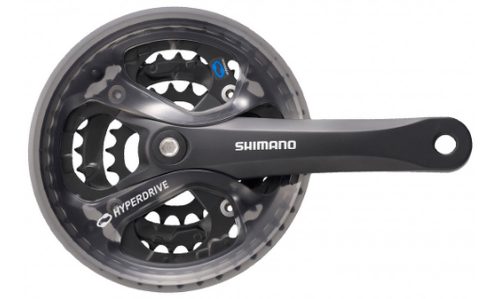 Priekšējie zobratu blok Shimano ALTUS FC-M361-48T 175MM 7/8-speed black 