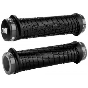 Stūres rokturi ODI Troy Lee Designs Signature MTB Lock-On Black/Grey