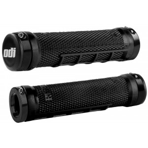 Stūres rokturi ODI Ruffian MX MTB Lock-On Bonus Pack Blacck/Black