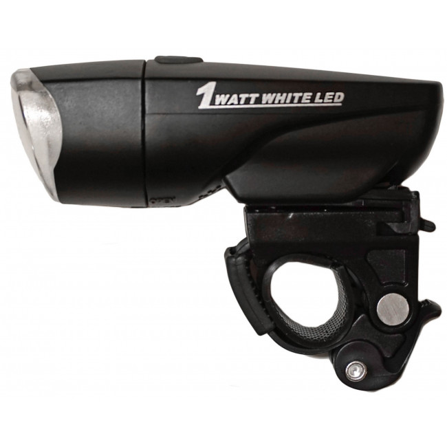 Priekšējais lukturis Azimut Power 1Watt LED with batteries