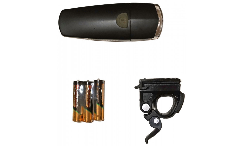 Priekšējais lukturis Azimut Power 1Watt LED with batteries - 3